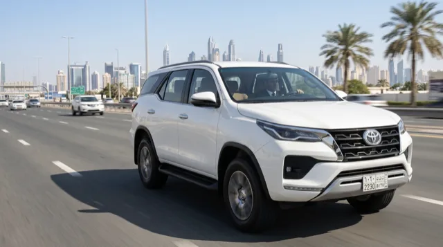 Toyota Fortuner executive SUV with private driver